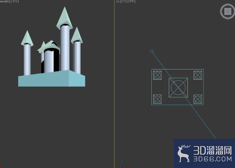 3Dmax怎么设置摄像机？