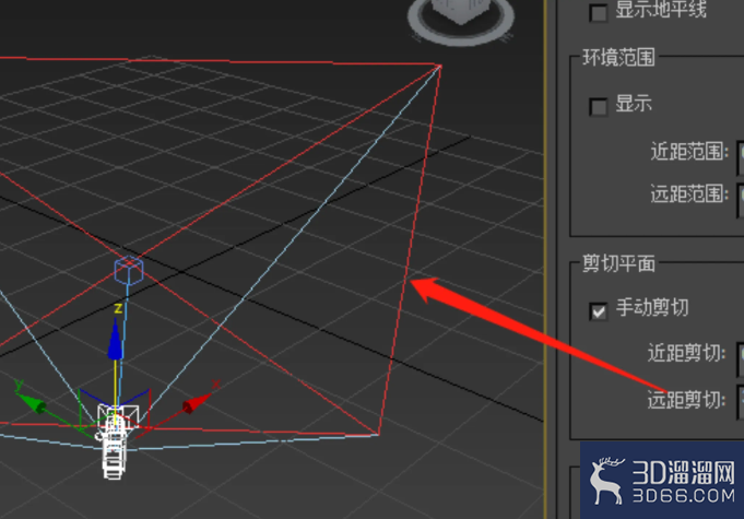 3dmax怎么设置摄像机范围？