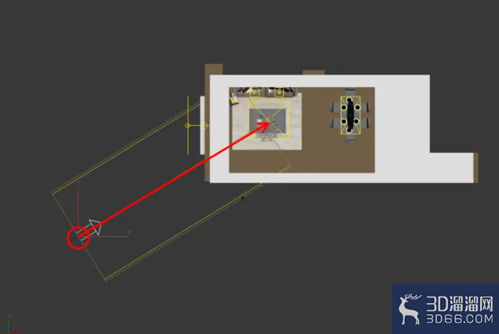 3Dmax目标平行光模拟太阳光？