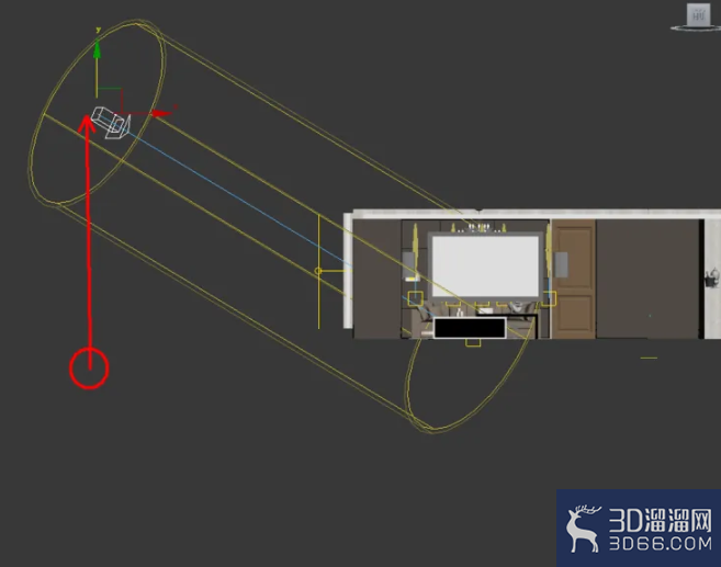 3Dmax目标平行光模拟太阳光？