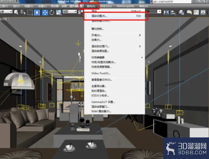 3Dmax目标平行光模拟太阳光？