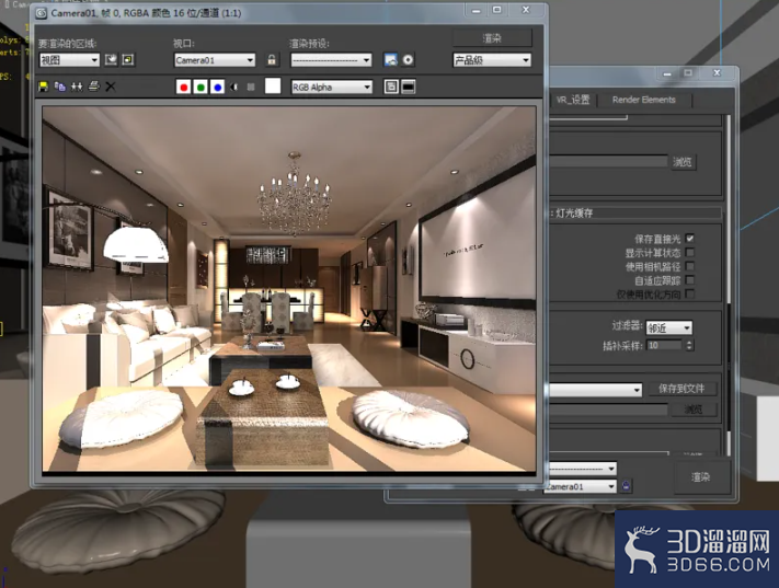 3Dmax目标平行光模拟太阳光？