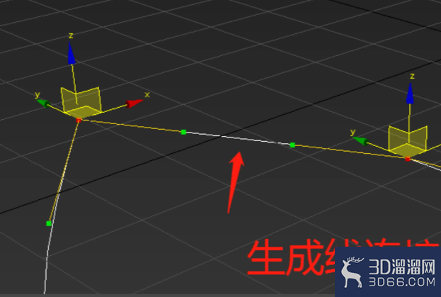 3Dmax怎么连接两个分开的点？