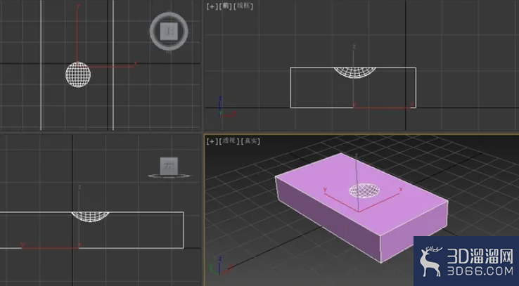 3DMAX超级布尔运算的使用 3DMAX超级布尔运算的使用