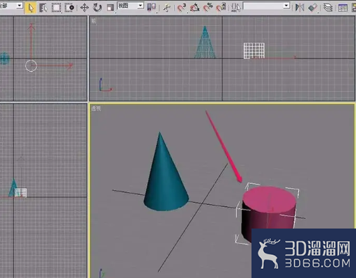 3dsmax两个物体怎么对齐？
