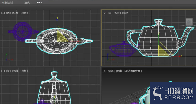 3dmax如何让两个物体的缩放比例一致？