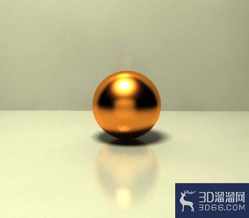 3dmax怎么给圆球添加黄金材质? 3dmax黄金材质参数设置方法