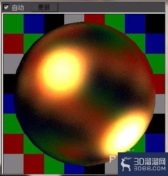 3dmax怎么给圆球添加黄金材质? 3dmax黄金材质参数设置方法