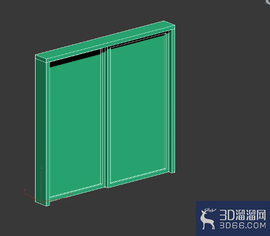 3Dmax制作推拉门教程