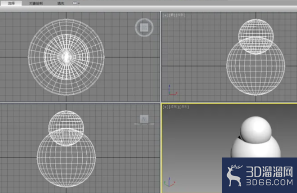 3dmax怎么制作雪人? 3dmax怎么制作雪人?