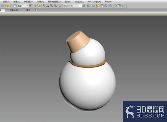 3dmax怎么制作雪人? 3dmax怎么制作雪人?