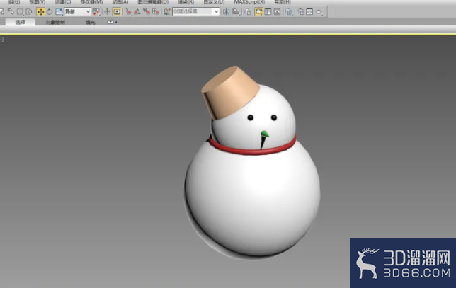 3dmax怎么制作雪人? 3dmax怎么制作雪人?