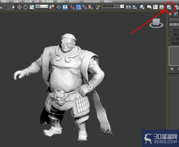 3Dmax如何使用细化？