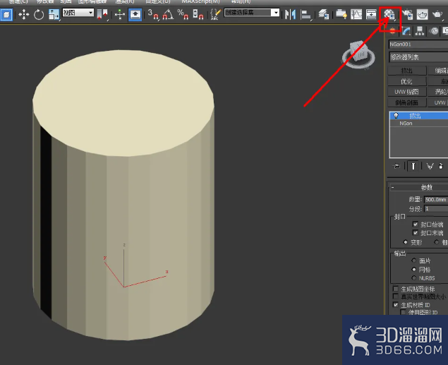 3Dmax如何制作二十六边柱？