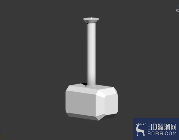 3Dmax如何制作雷神锤? 3Dmax如何制作雷神锤?