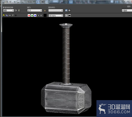 3Dmax如何制作雷神锤? 3Dmax如何制作雷神锤?
