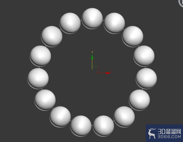 3Dmax如何制作石榴石手链? 3Dmax如何制作石榴石手链?