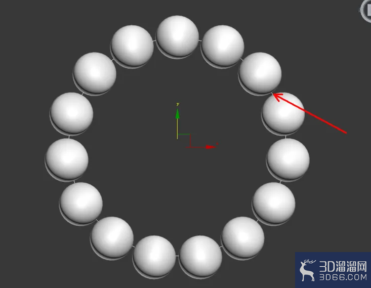 3Dmax如何制作石榴石手链? 3Dmax如何制作石榴石手链?