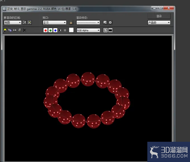 3Dmax如何制作石榴石手链? 3Dmax如何制作石榴石手链?