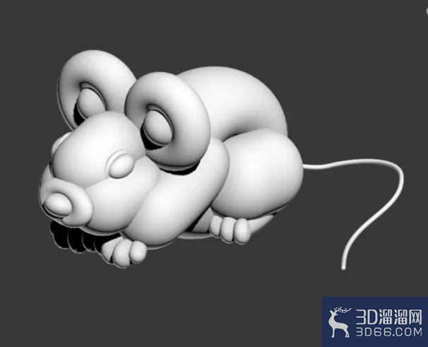 3Dmax如何制作老鼠气球？