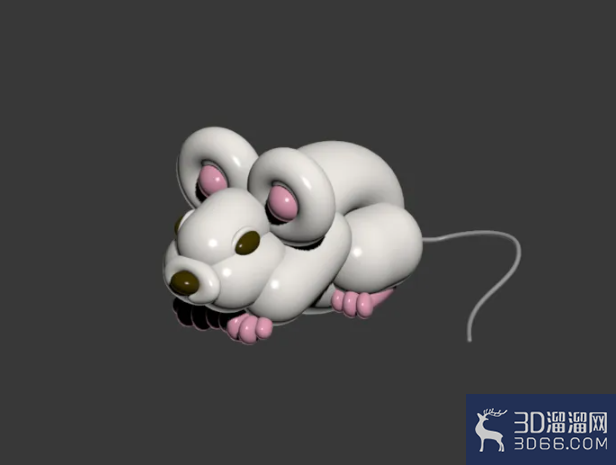 3Dmax如何制作老鼠气球？