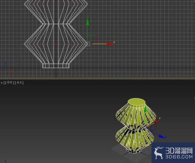 3dmax制作简易的塑料灯罩