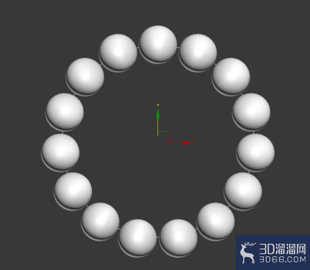 3Dmax如何制作珍珠手链? 3Dmax如何制作珍珠手链?