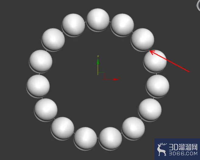 3Dmax如何制作珍珠手链? 3Dmax如何制作珍珠手链?