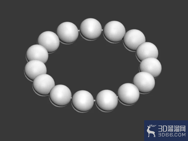 3Dmax如何制作珍珠手链? 3Dmax如何制作珍珠手链?