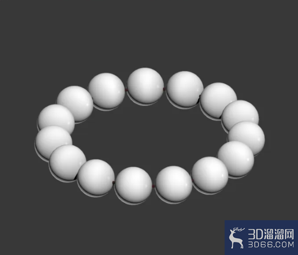 3Dmax如何制作珍珠手链? 3Dmax如何制作珍珠手链?