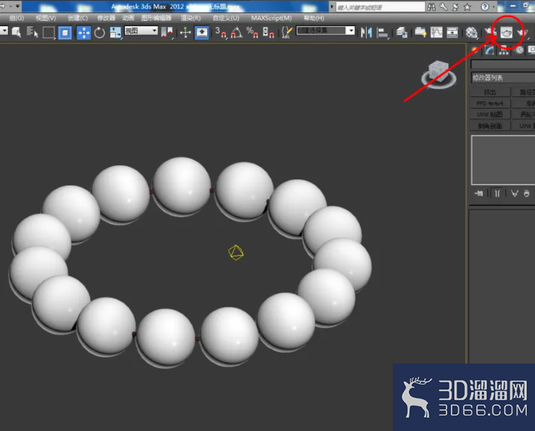 3Dmax如何制作珍珠手链? 3Dmax如何制作珍珠手链?