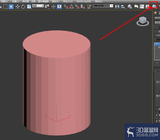 3Dmax如何制作三十边柱？