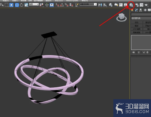 3Dmax如何制作现代吊灯？