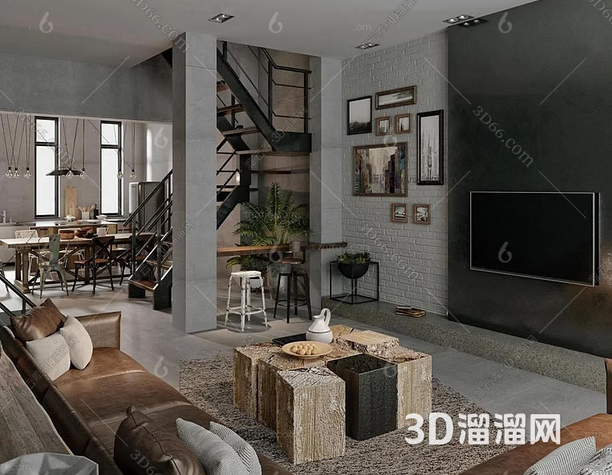 ​打造 Loft 开放式大空间
