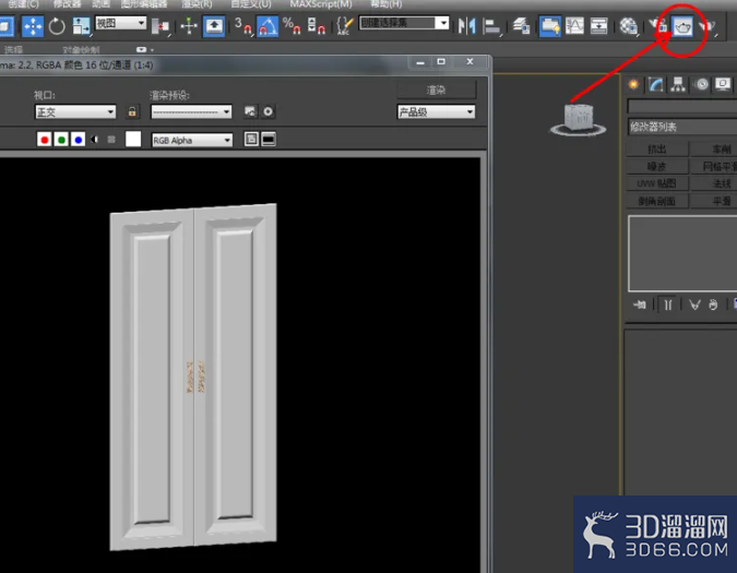 3Dmax如何制作衣柜门？
