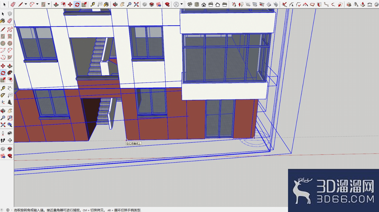 草图大师(SketchUp)怎么旋转模型? 草图大师(SketchUp)怎么旋转模型?