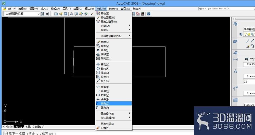 CAD怎么实现倒直角? CAD怎么实现倒直角?