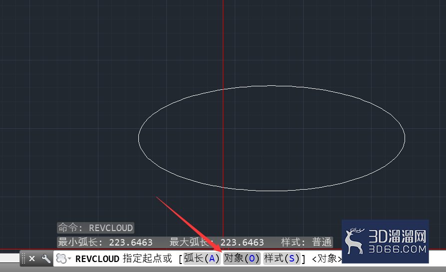 CAD绘图中怎么将椭圆转换为修订云图？