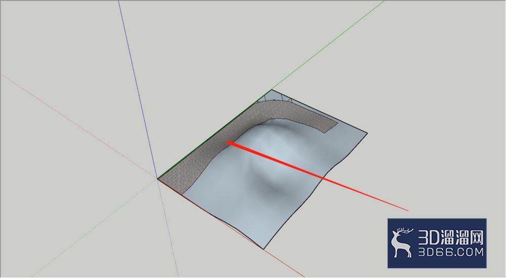 SU怎么在地形上创建道路? SU怎么在地形上创建道路?