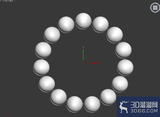 3Dmax如何制作橄榄石手链？
