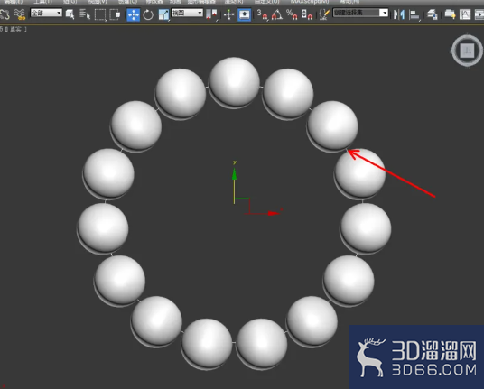 3Dmax如何制作橄榄石手链？