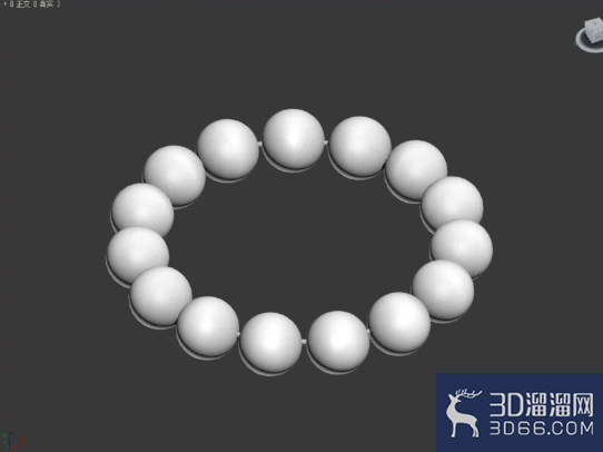 3Dmax如何制作橄榄石手链？