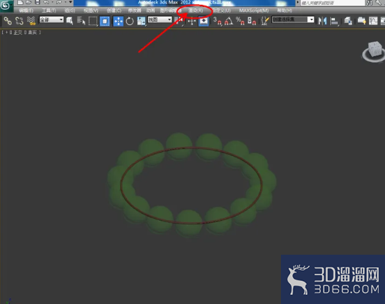 3Dmax如何制作橄榄石手链？