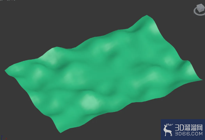 3Dmax平面怎么制作波浪起伏效果？