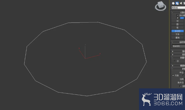 3Dmax如何制作十三边柱？