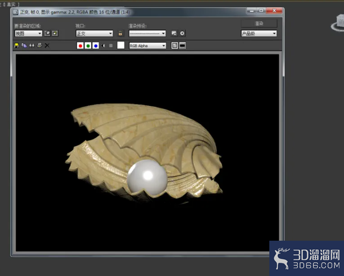 3Dmax如何制作珍珠贝? 3Dmax如何制作珍珠贝?