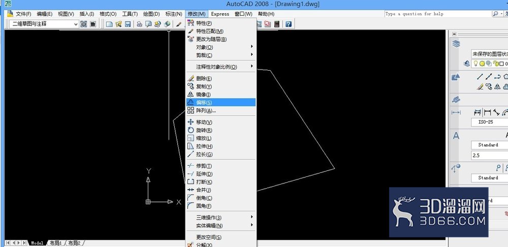 CAD偏移使用方法 CAD偏移使用方法