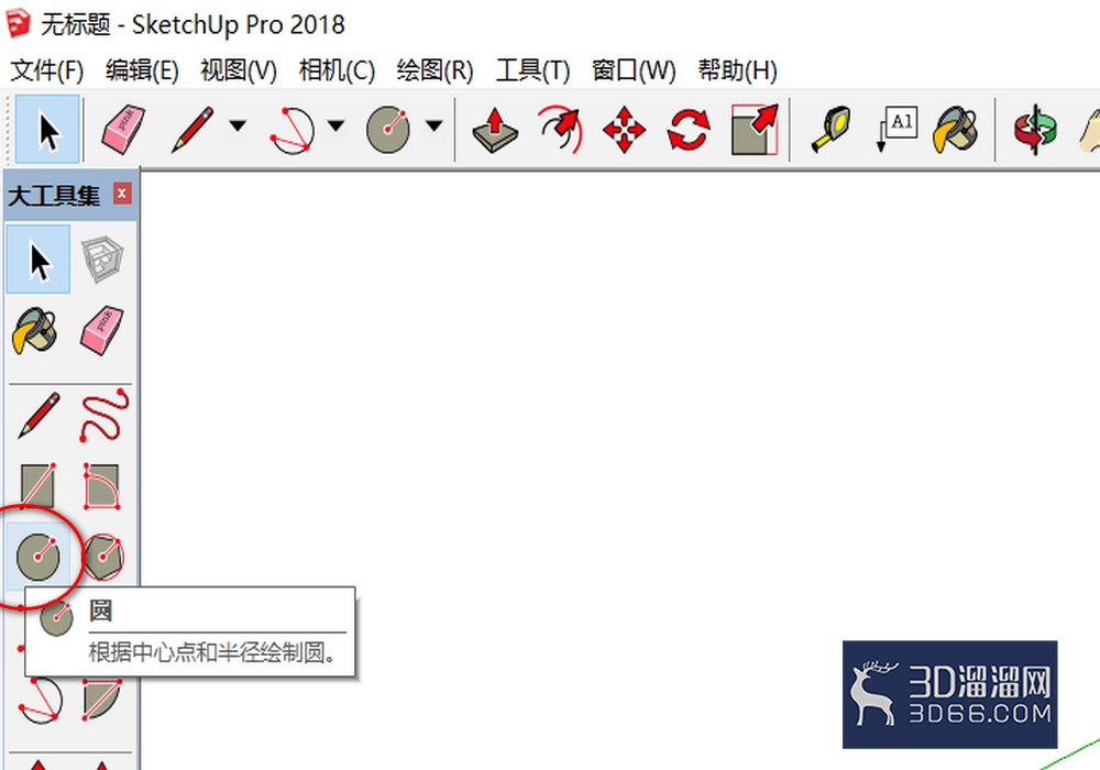 su草图大师圆形工具的使用方法 su草图大师圆形工具的使用方法
