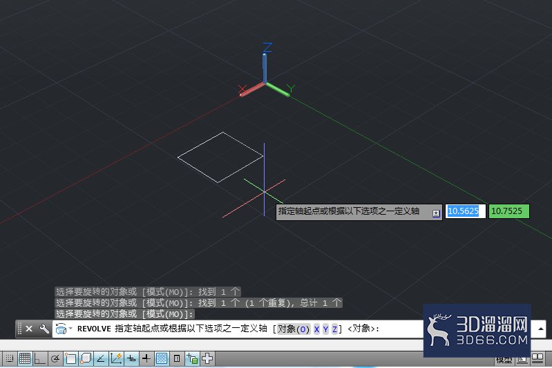 AutoCAD怎么旋转二维图形创建三维实体? AutoCAD怎么旋转二维图形创建三维实体?