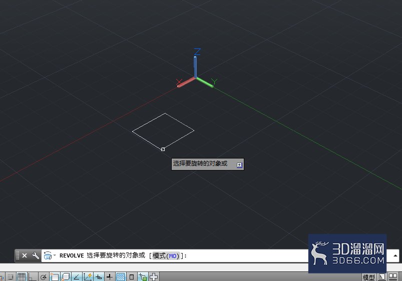 AutoCAD怎么旋转二维图形创建三维实体? AutoCAD怎么旋转二维图形创建三维实体?